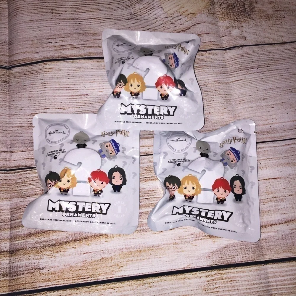 Harry Potter blind bag mystery ornaments Set of 3